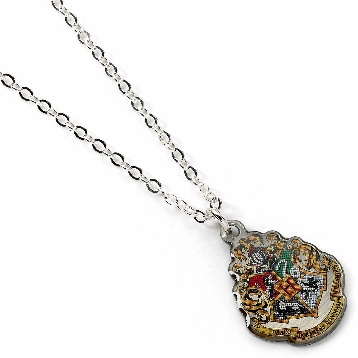 Produktbild Harry Potter Halsband & Hänge Hogwarts (försilvrat)