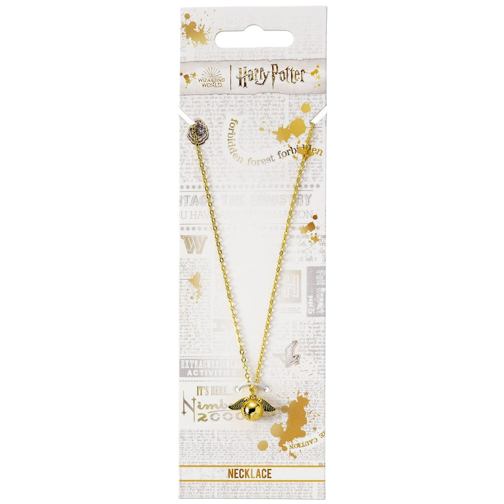 Produktbild Harry Potter Halsband Gyllene Kvicken-hänge (guld­färgad)