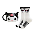 Produktbild Sanrio Set 3D-mugg och Strumpor Kuromi