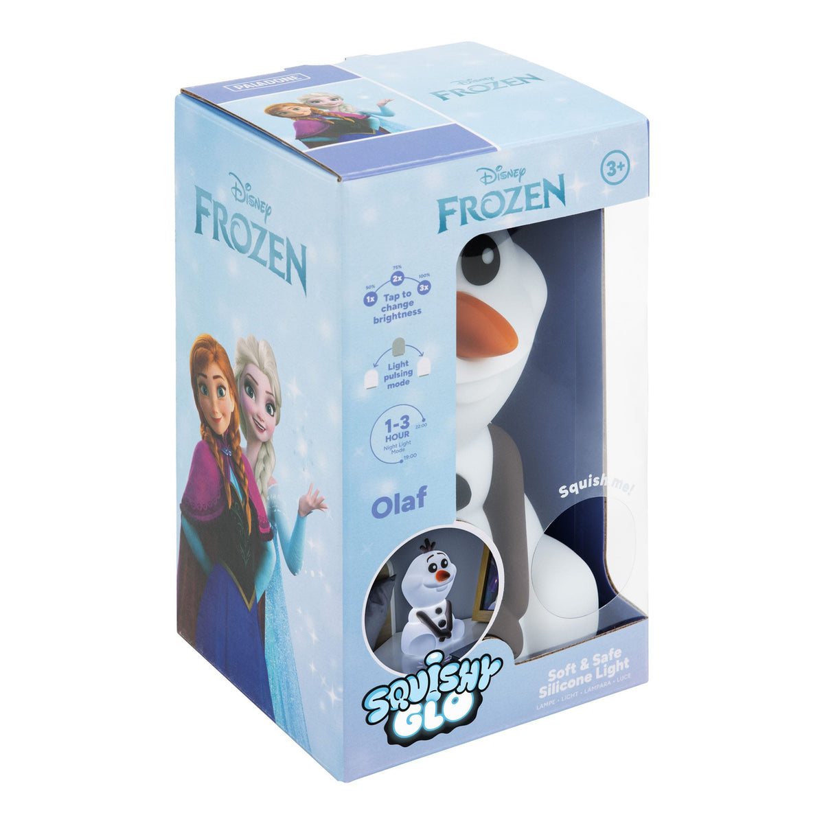 Produktbild Frost Squishy Glo silikonlampa Olaf 15 cm