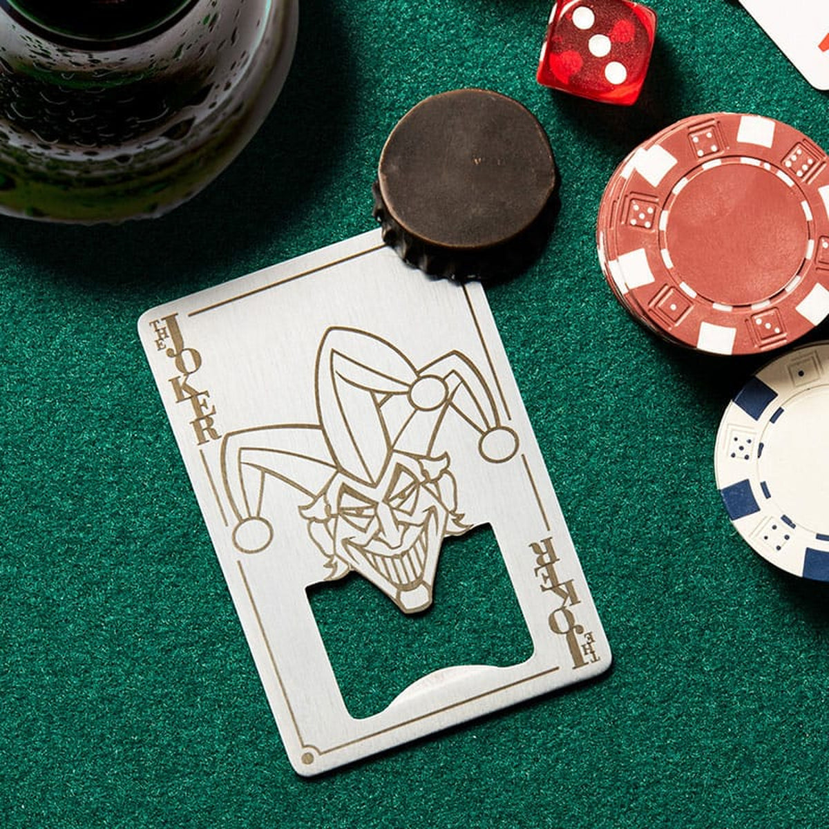 Produktbild DC Comics Flasköppnare Joker Playing Card 8 cm