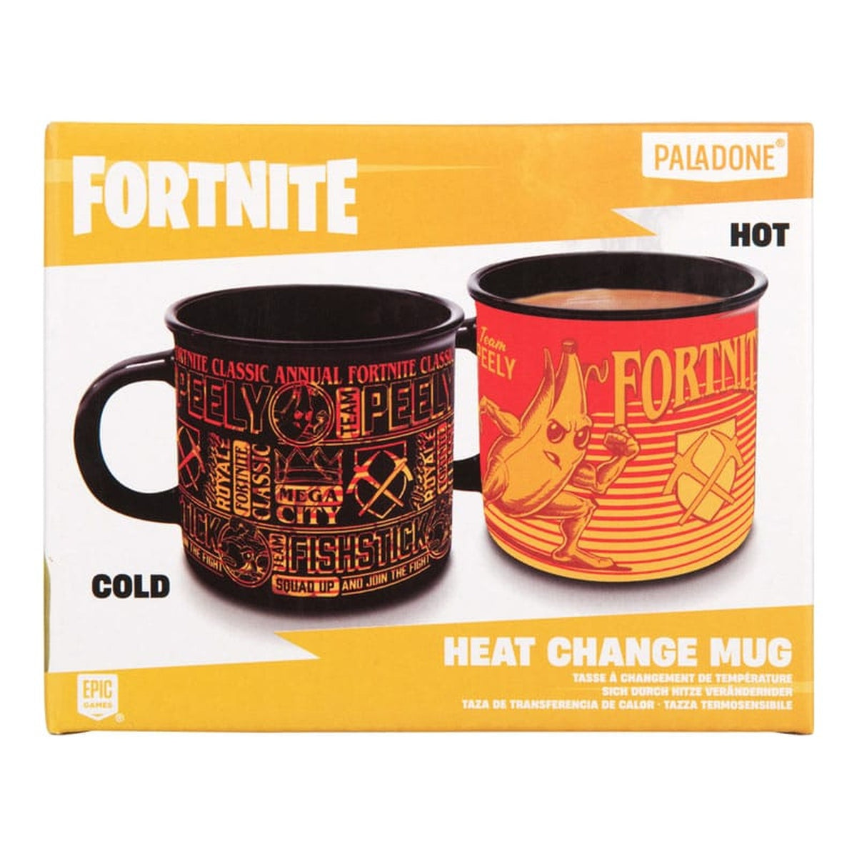 Produktbild Fortnite-mugg med termo­effekt