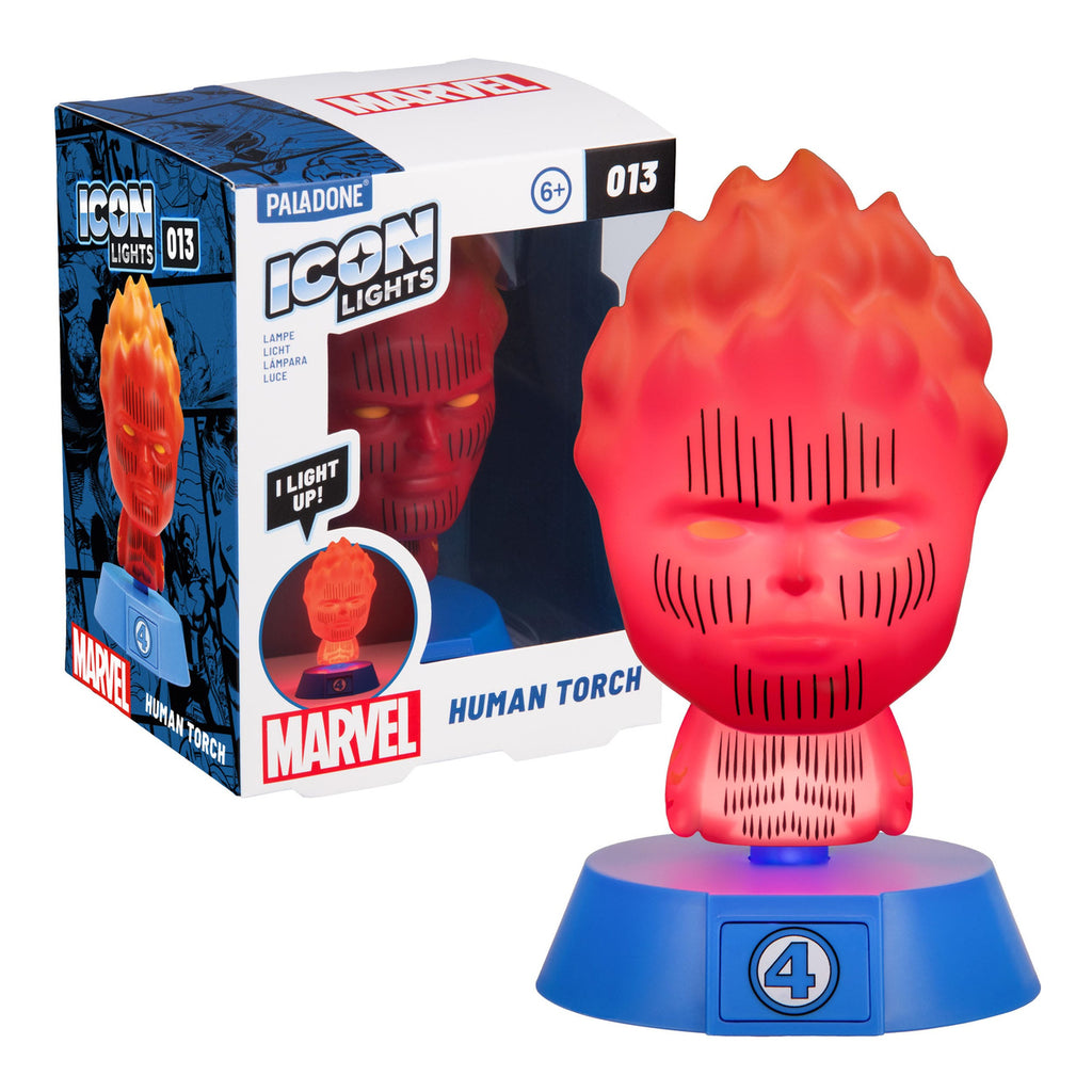 Produktbild Fantastic Four Icons lampa Human Torch 11 cm