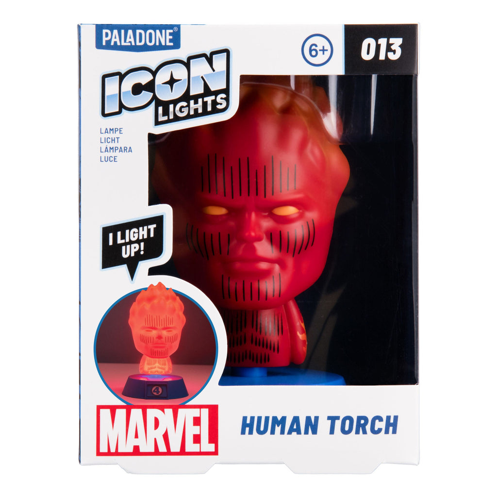 Produktbild Fantastic Four Icons lampa Human Torch 11 cm