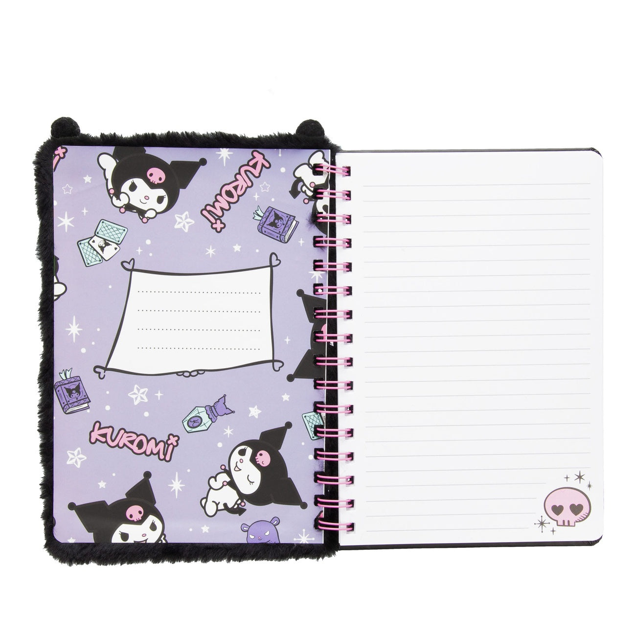 Produktbild Sanrio Anteckningsbok Kuromi Fluffy