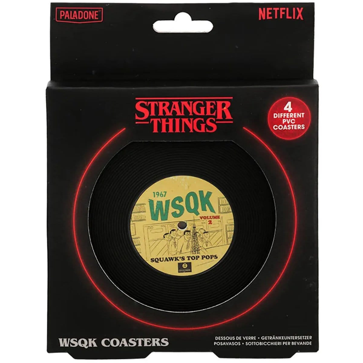 Produktbild Stranger Things 5 Glasunderlägg WSQK – 4-pack