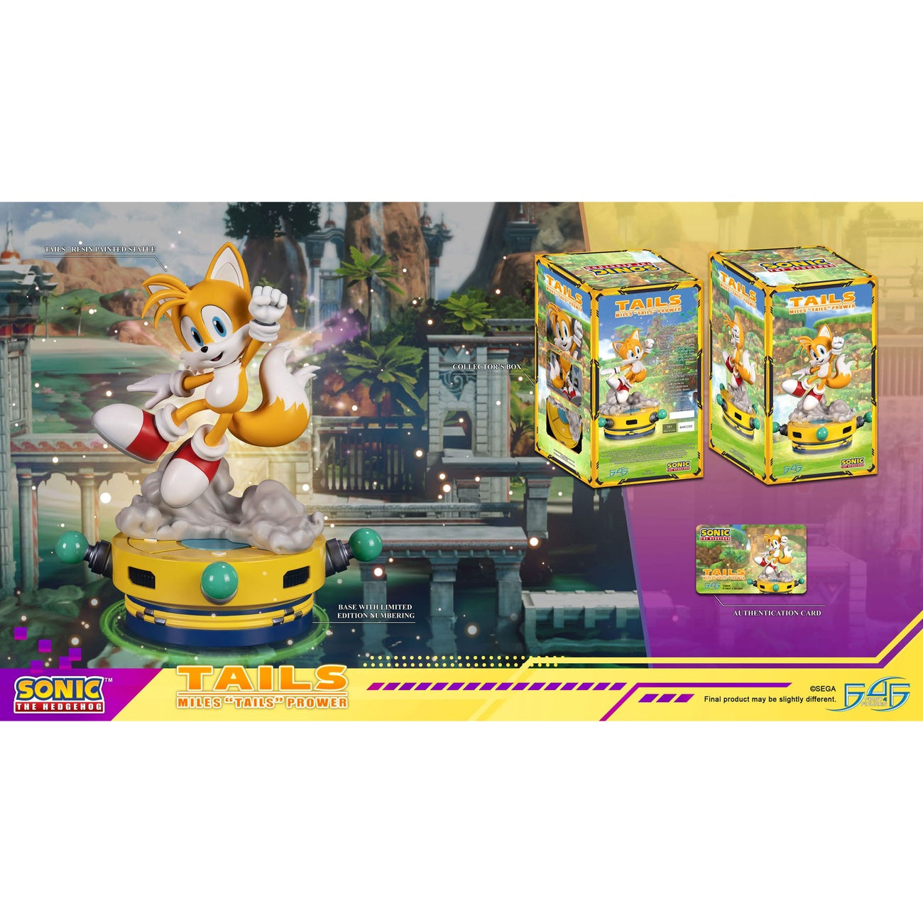 Produktbild Sonic the Hedgehog Staty Tails 36 cm