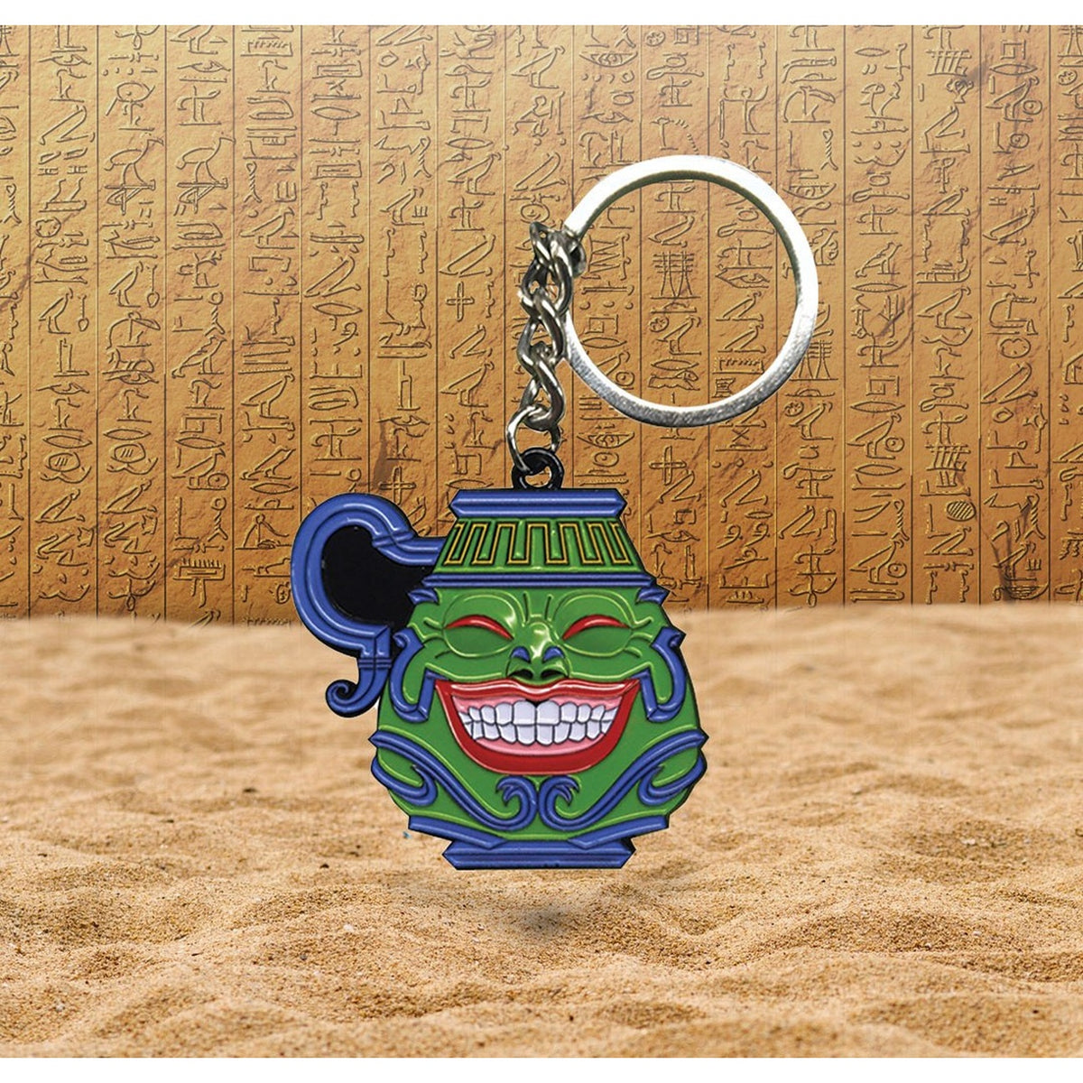 Produktbild Yu-Gi-Oh! nyckelring i metall Pot of Greed Limited Edition