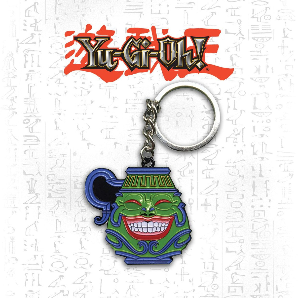 Produktbild Yu-Gi-Oh! nyckelring i metall Pot of Greed Limited Edition