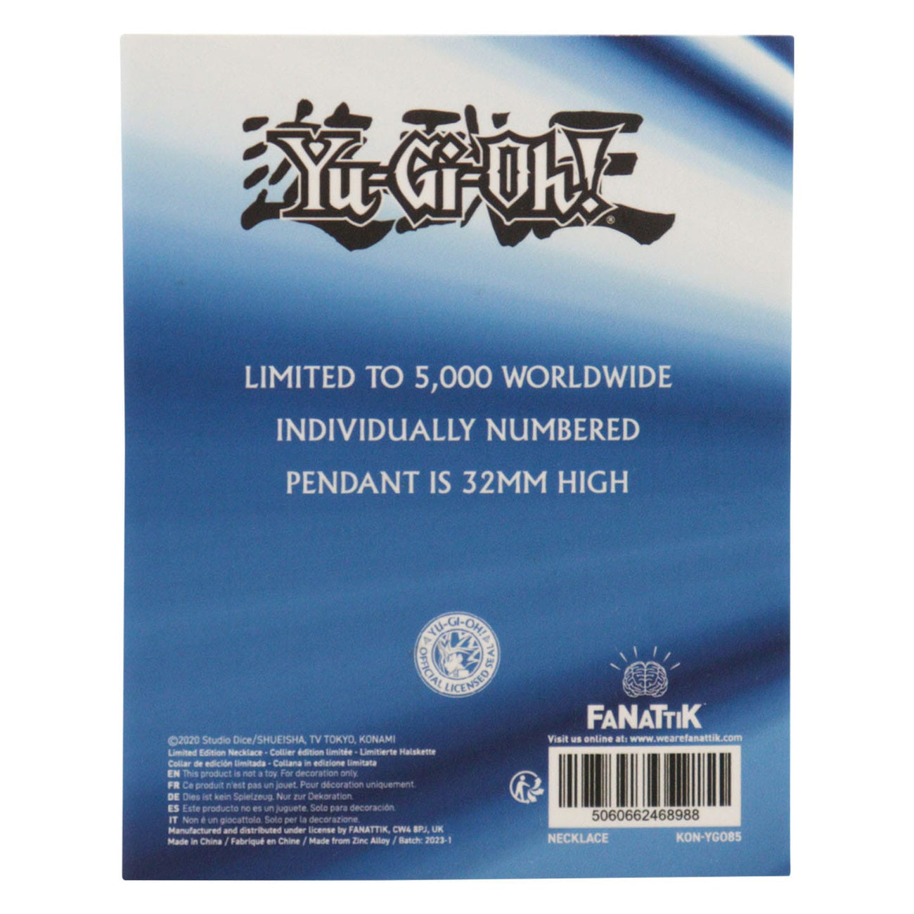 Produktbild Yu-Gi-Oh! Halsband Blue-Eyes White Dragon Limited Edition