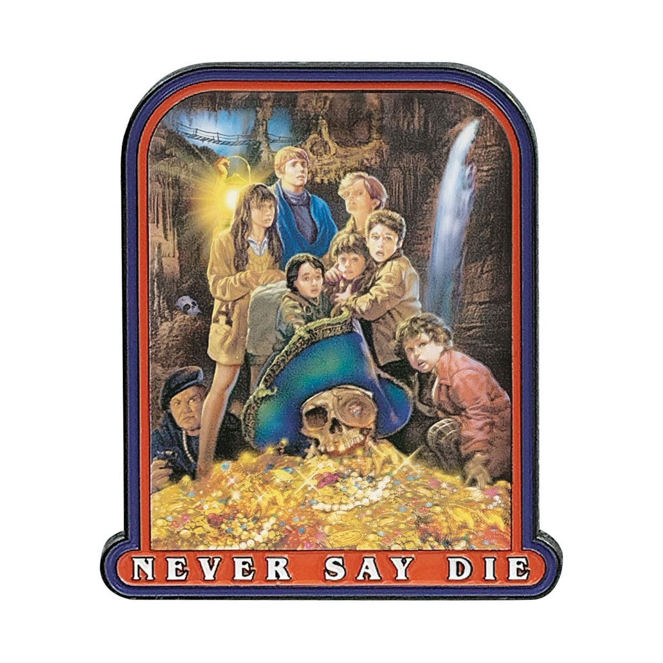 Produktbild The Goonies Pin 40th Anniversary Never Say Die