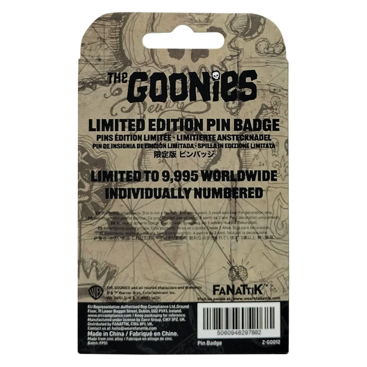 Produktbild The Goonies Pin 40th Anniversary Never Say Die