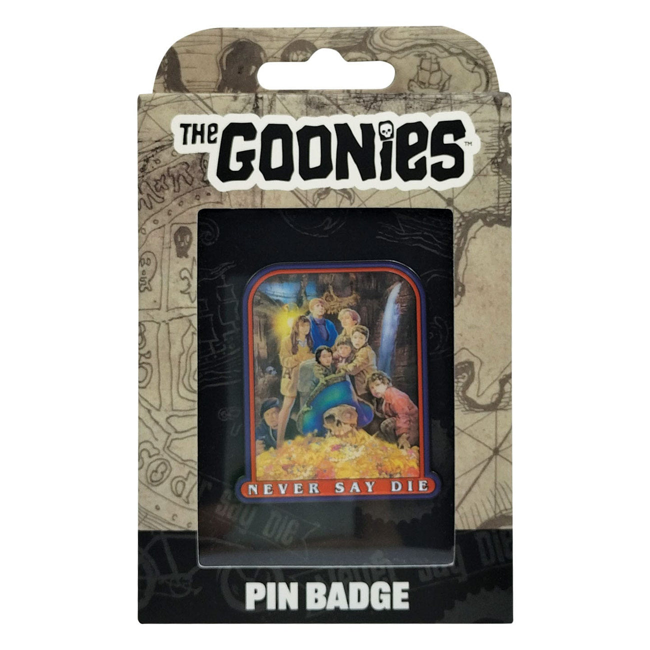 Produktbild The Goonies Pin 40th Anniversary Never Say Die