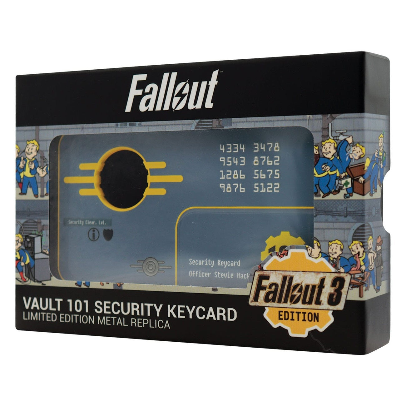 Produktbild Fallout 3 Replika Vault 101 Security Keycard Limited Edition