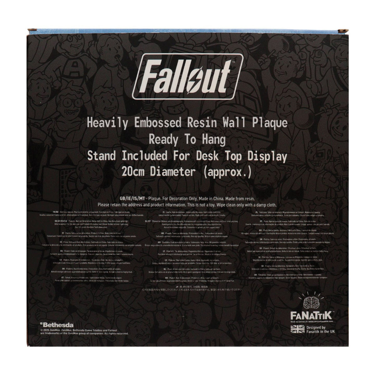 Produktbild Fallout Resin Sköld Vault Boy