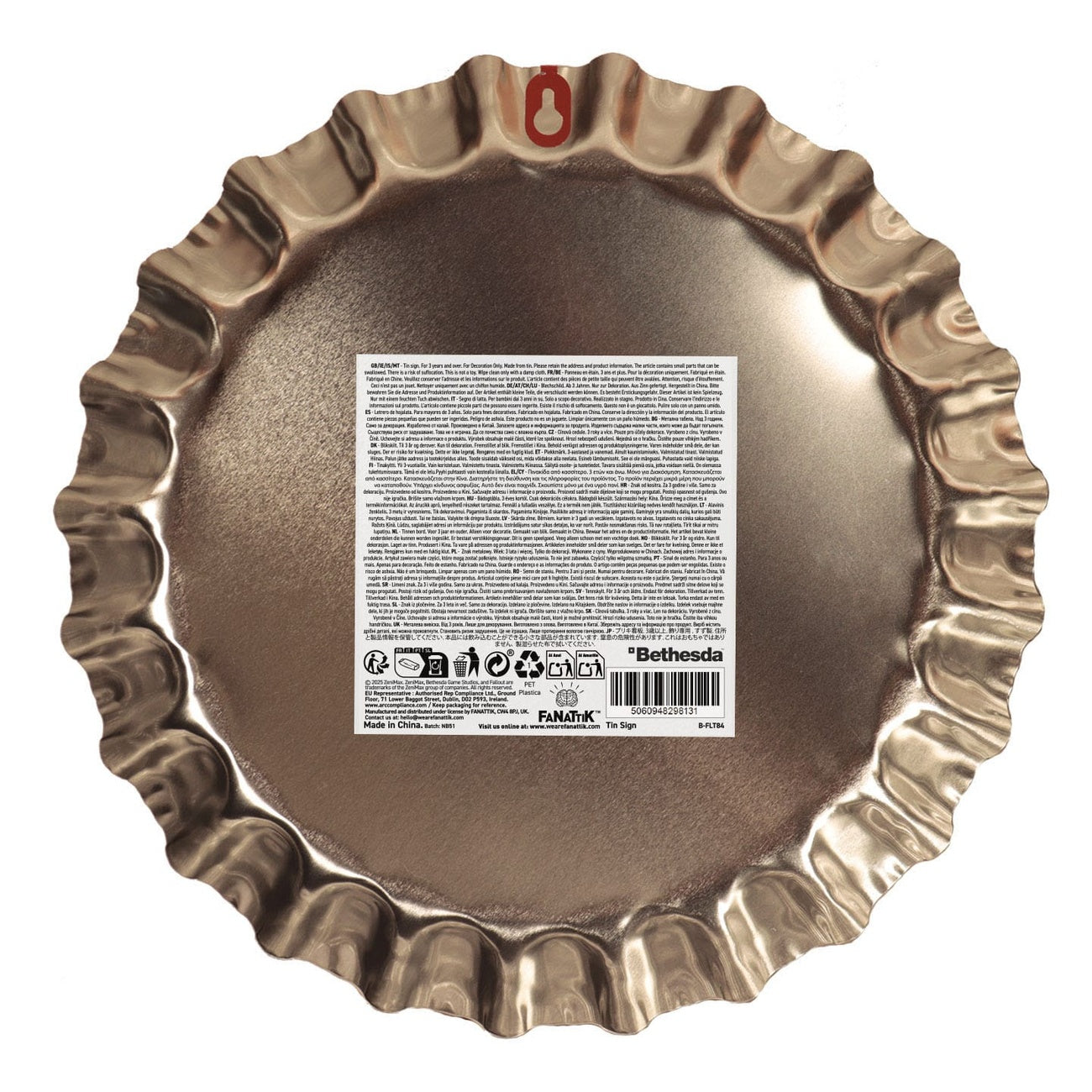 Produktbild Fallout Metallskylt Sunset Sarsaparilla Bottle Cap