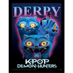 Produktbild KPop Demon Hunters Collector Print Poster i ram Derpy