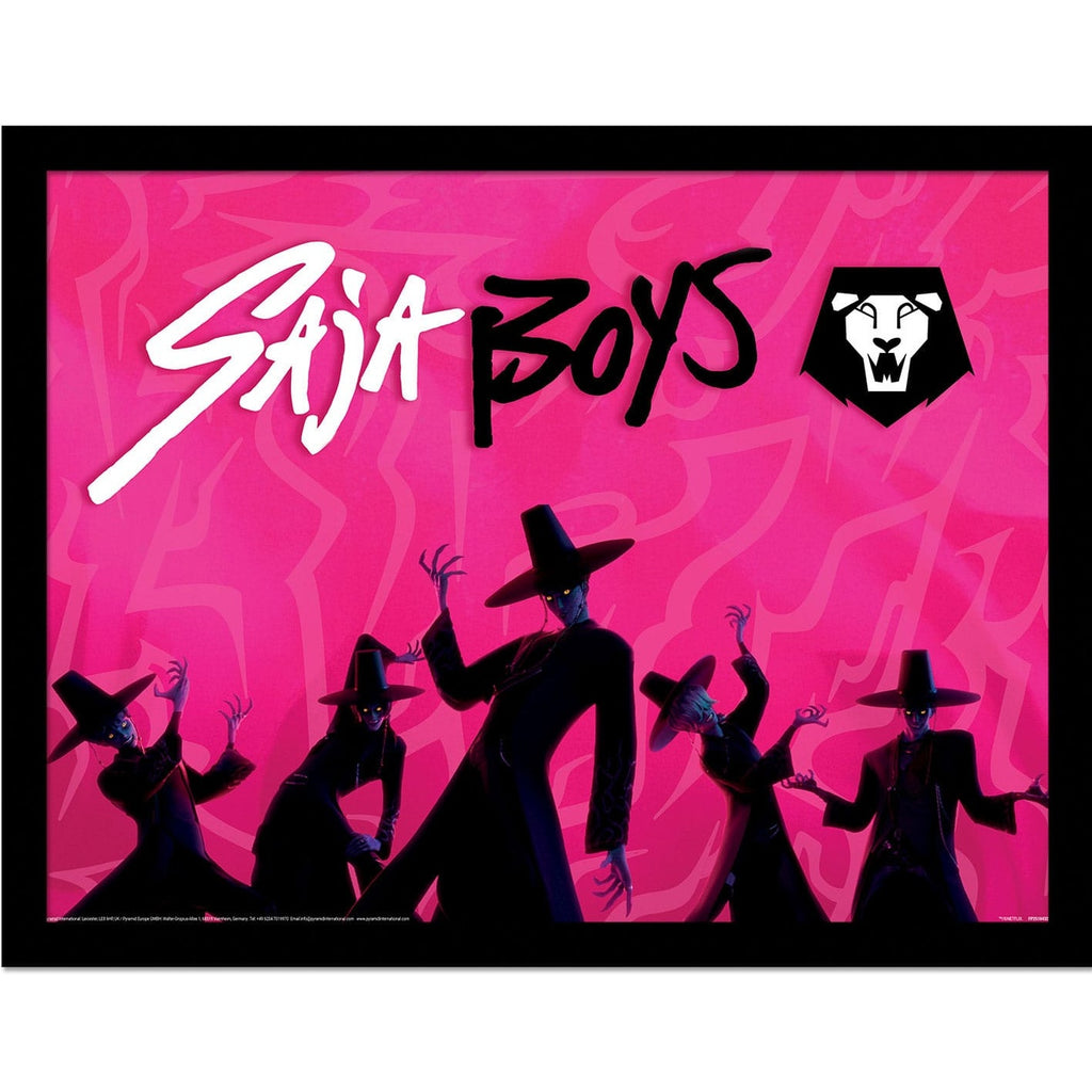 Produktbild K-Pop Demon Hunters Collector Print – Inramad poster Saja Boys Idol