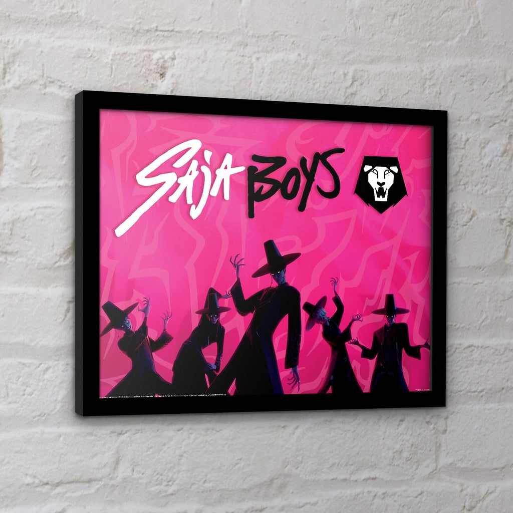 Produktbild K-Pop Demon Hunters Collector Print – Inramad poster Saja Boys Idol