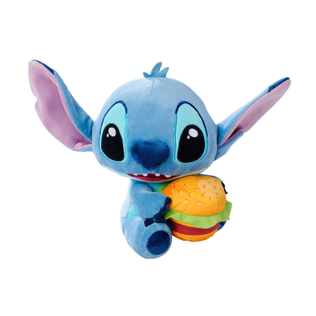 Produktbild Lilo & Stitch plushfigur Stitch med hamburgare 25 cm