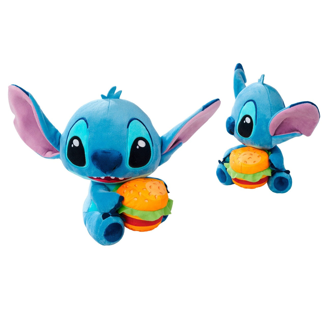 Produktbild Lilo & Stitch plushfigur Stitch med hamburgare 25 cm