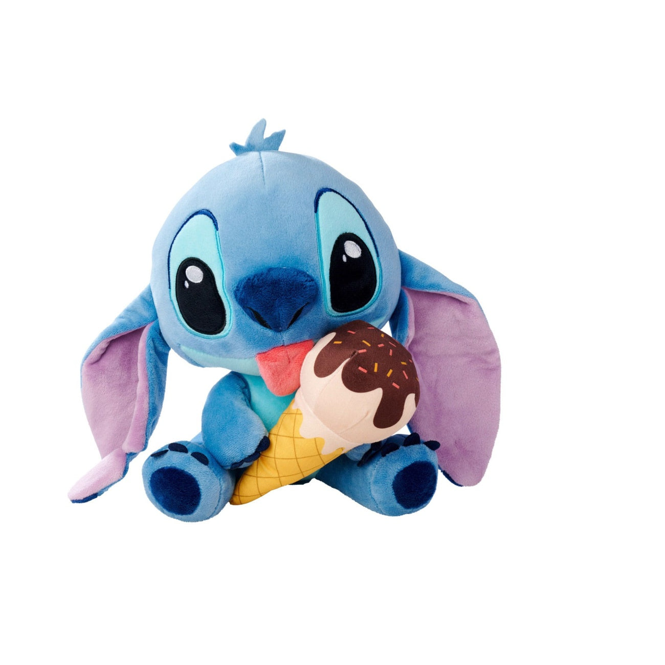 Produktbild Lilo & Stitch plyschfigur Stitch med glass 25 cm