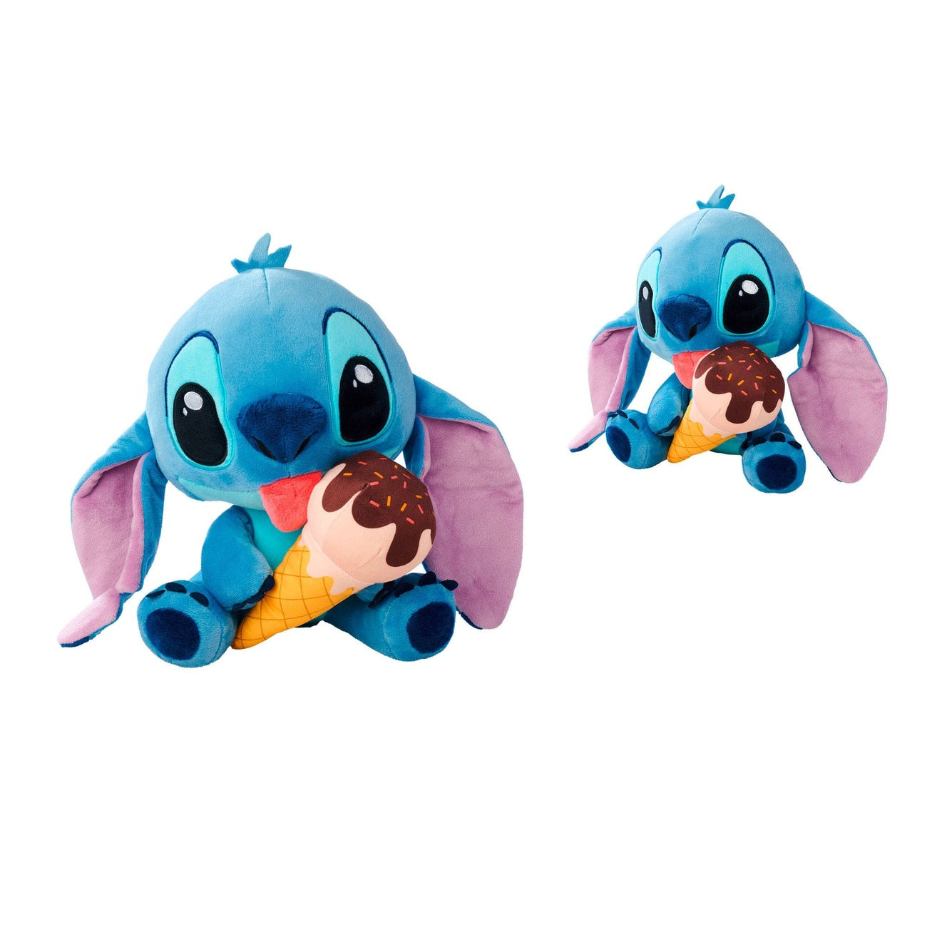 Produktbild Lilo & Stitch plyschfigur Stitch med glass 25 cm