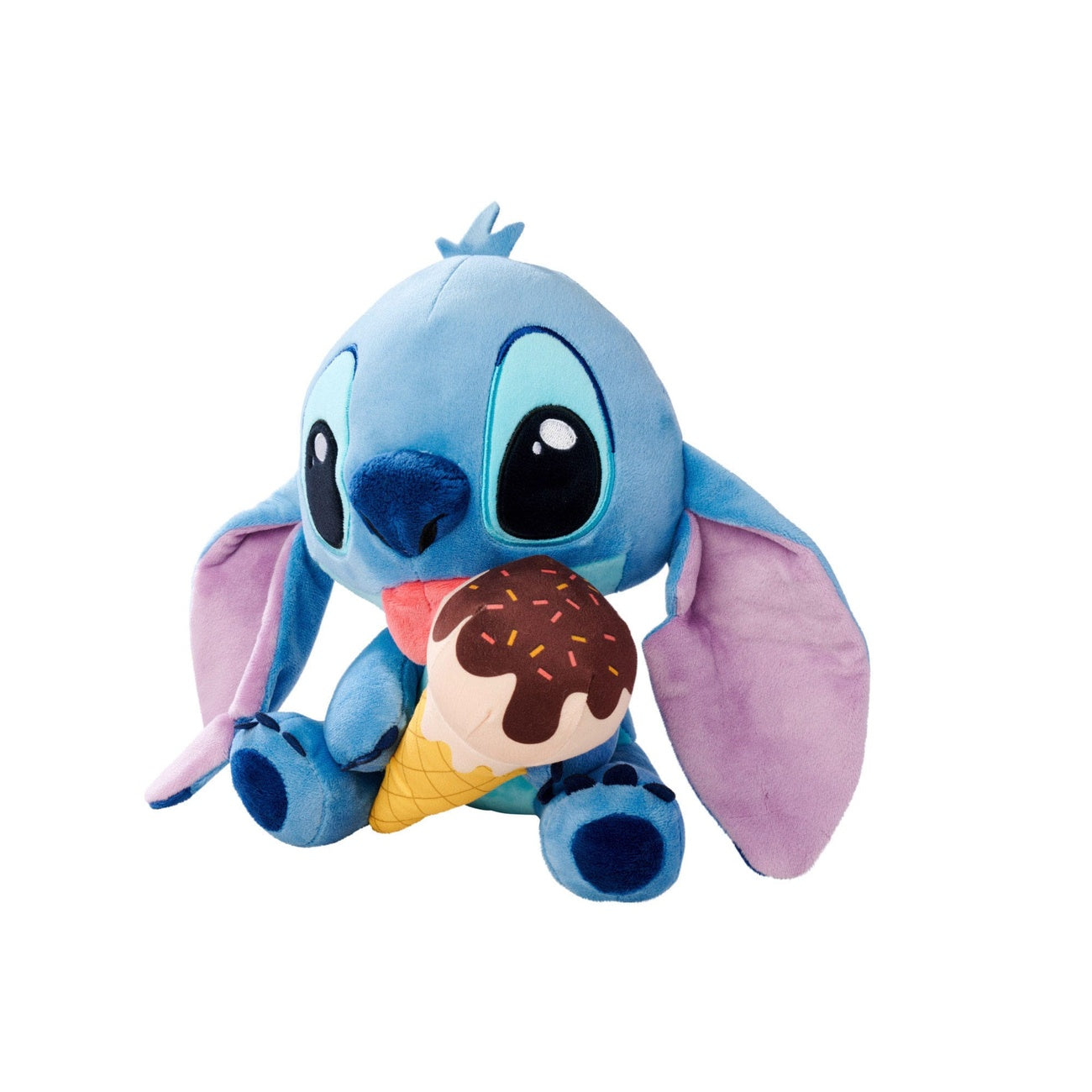 Produktbild Lilo & Stitch plyschfigur Stitch med glass 25 cm