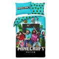 Produktbild Minecraft Movie Sängkläder Ver. 2 140 x 200 cm / 70 x 90 cm