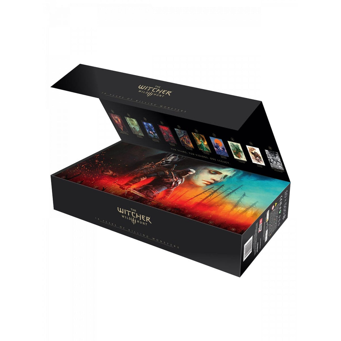 Produktbild The Witcher Pussel 10-pack 10th Anniversary Puzzle Collection (500 bitar)
