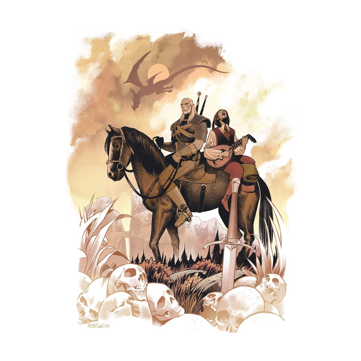 Produktbild The Witcher Pussel 10-pack 10th Anniversary Puzzle Collection (500 bitar)