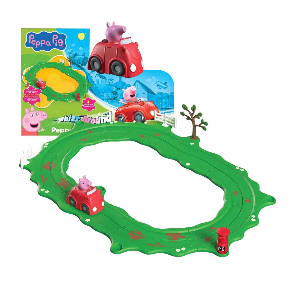Produktbild Peppa Pig Whizz Around – Peppas lilla röda bil set