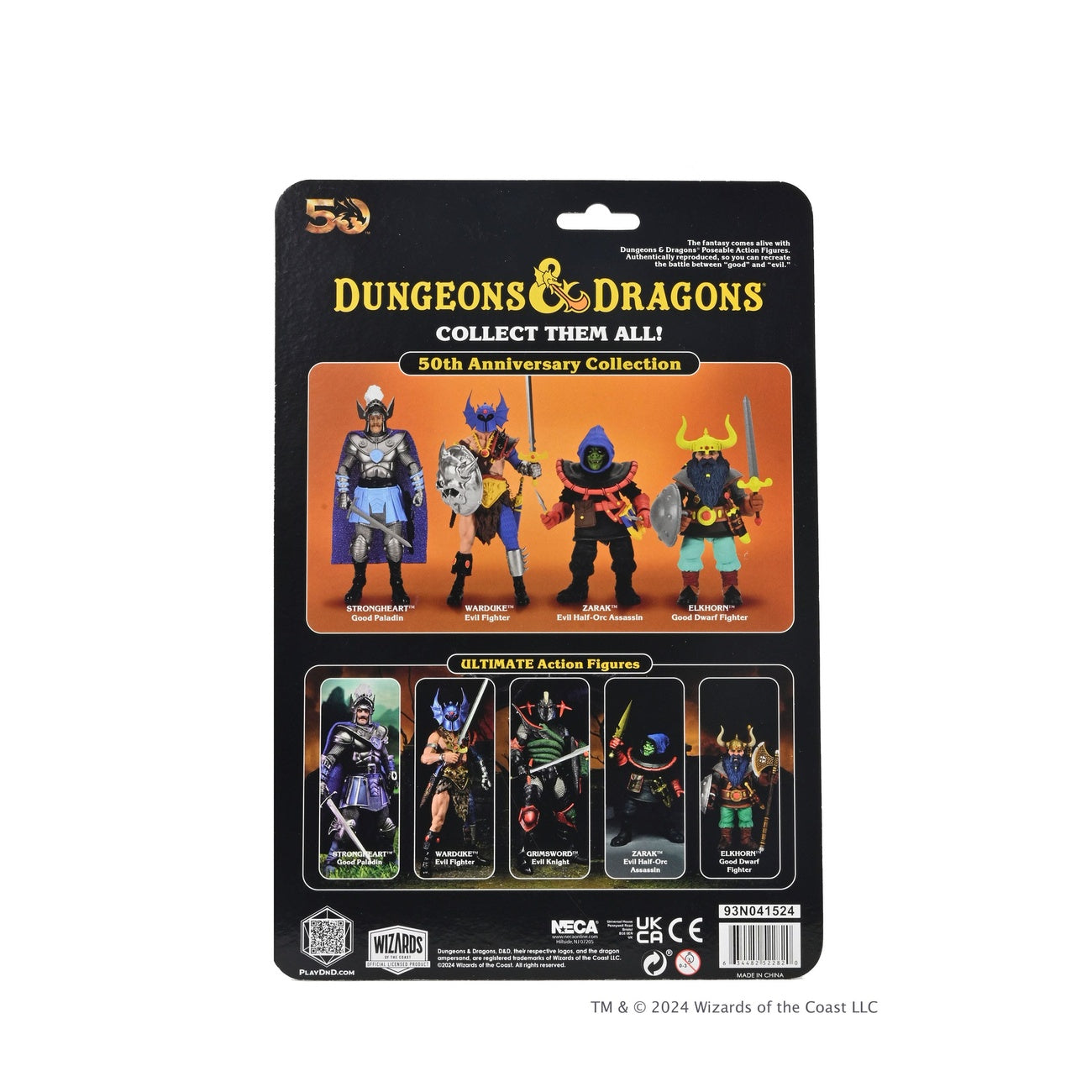 Produktbild Dungeons & Dragons actionfigur i skala 50th Anniversary Elkhorn på blisterkort 18 cm