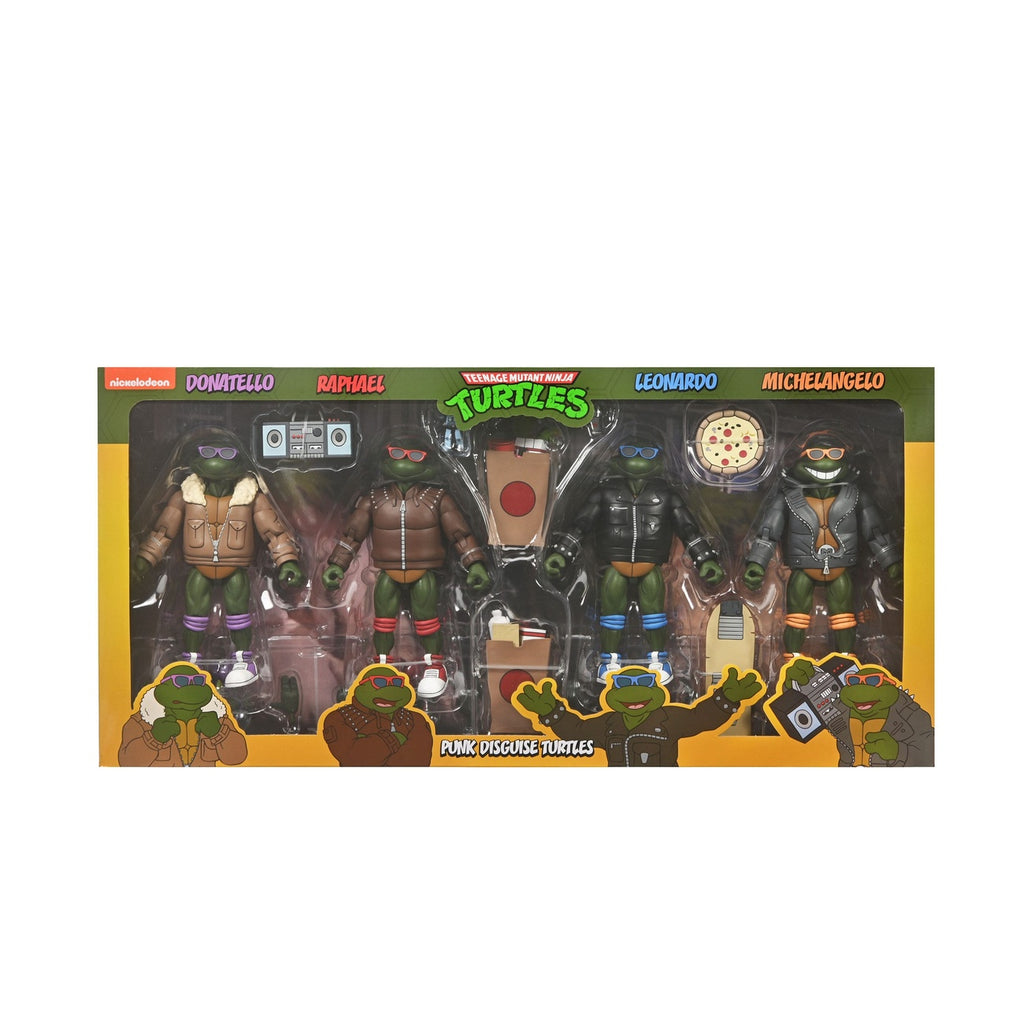 Produktbild Teenage Mutant Ninja Turtles (tecknad serie) 4-pack actionfigurer Punk Turtles 18 cm