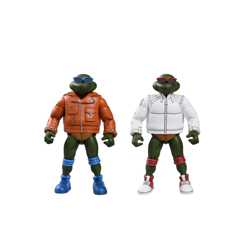 Produktbild Teenage Mutant Ninja Turtles (Cartoon) Actionfigur Punk Leo and Punk Raph 2 Pack 18 cm