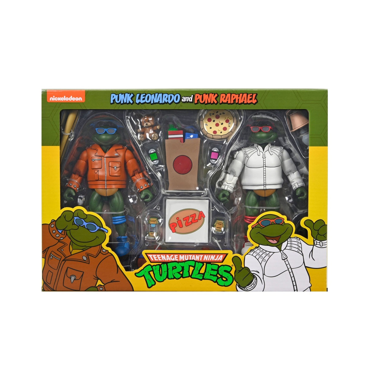 Produktbild Teenage Mutant Ninja Turtles (Cartoon) Actionfigur Punk Leo and Punk Raph 2 Pack 18 cm