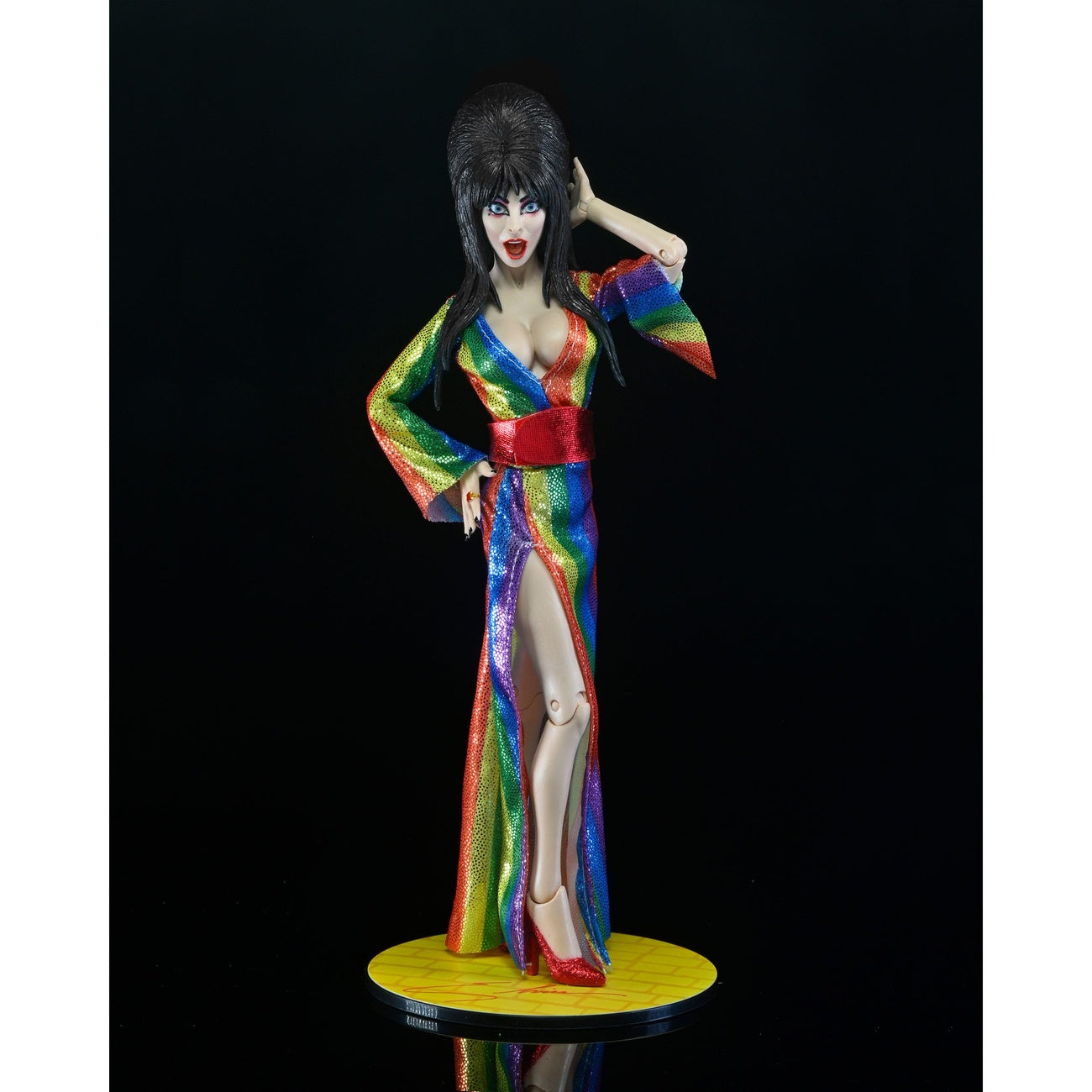 Produktbild Elvira, Mistress of the Dark klädd actionfigur Over the Rainbow Elvira 20 cm