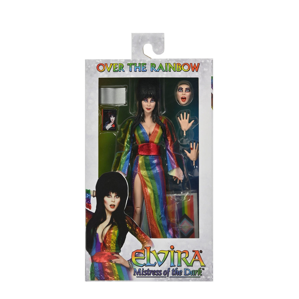 Produktbild Elvira, Mistress of the Dark klädd actionfigur Over the Rainbow Elvira 20 cm
