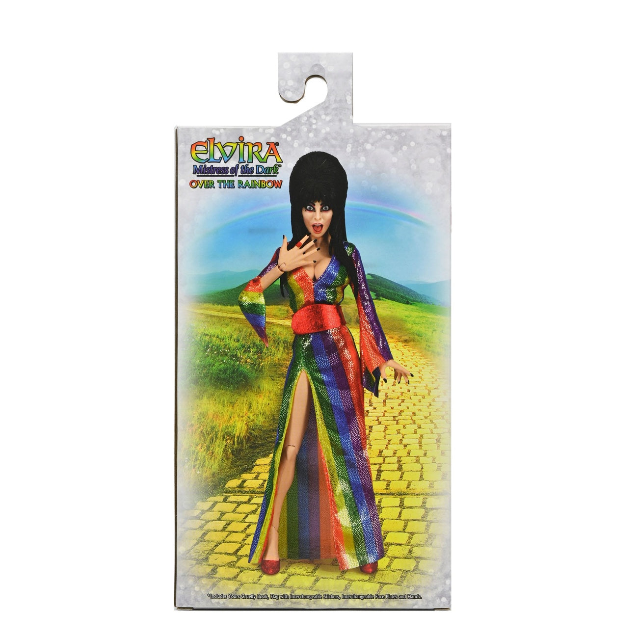 Produktbild Elvira, Mistress of the Dark klädd actionfigur Over the Rainbow Elvira 20 cm