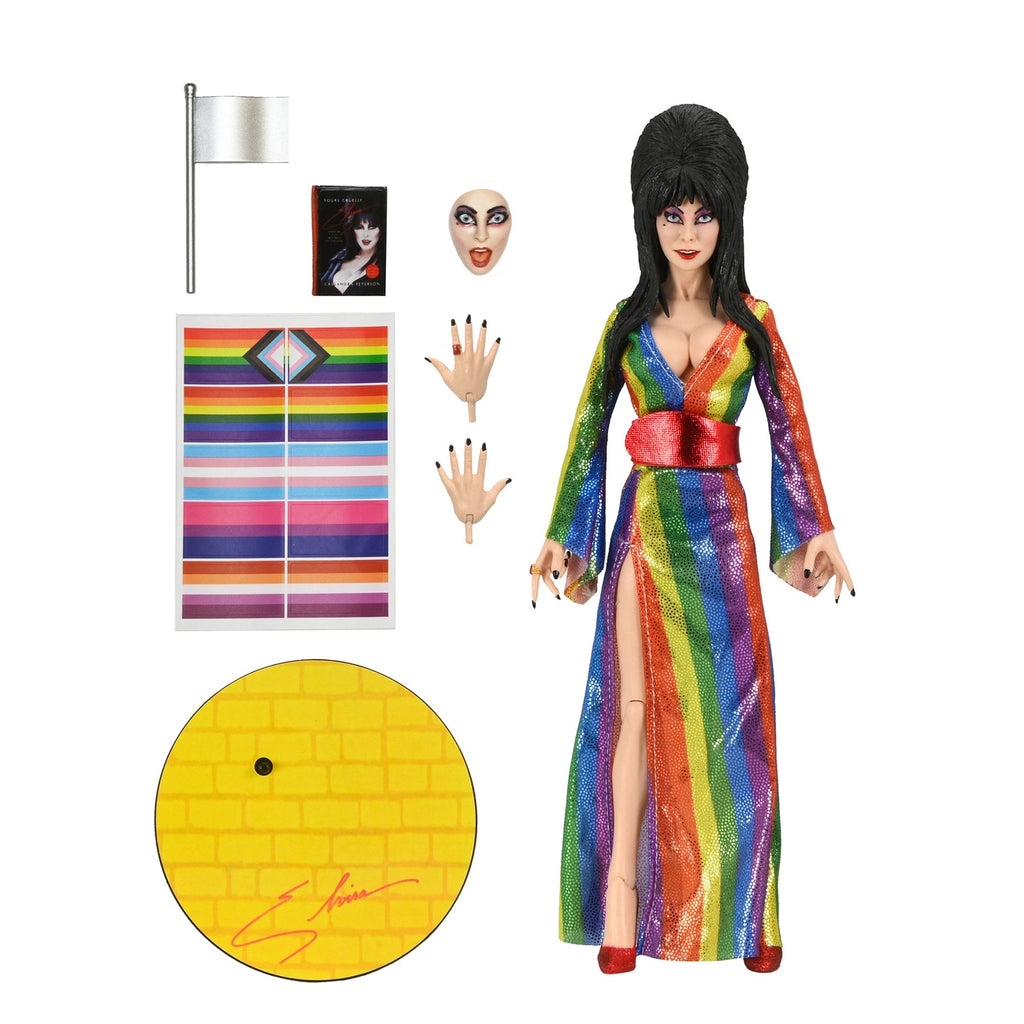 Produktbild Elvira, Mistress of the Dark klädd actionfigur Over the Rainbow Elvira 20 cm
