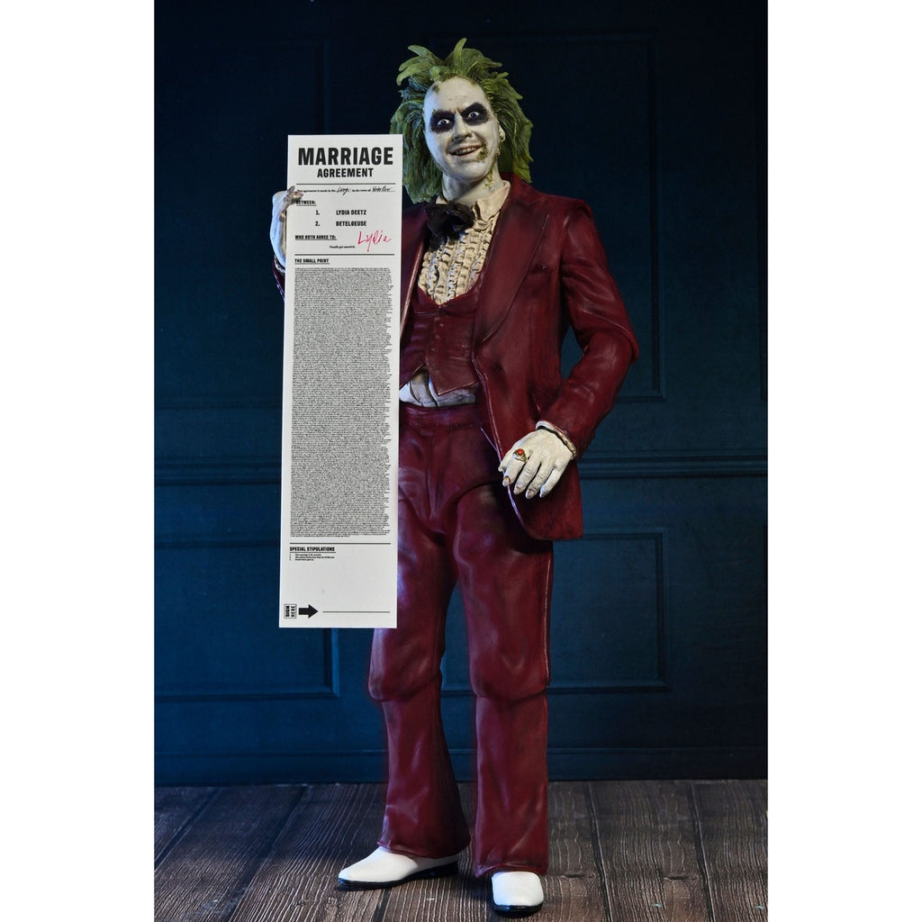 Produktbild Beetlejuice Beetlejuice actionfigur Ultimate "Red Tuxedo" Beetlejuice 18 cm