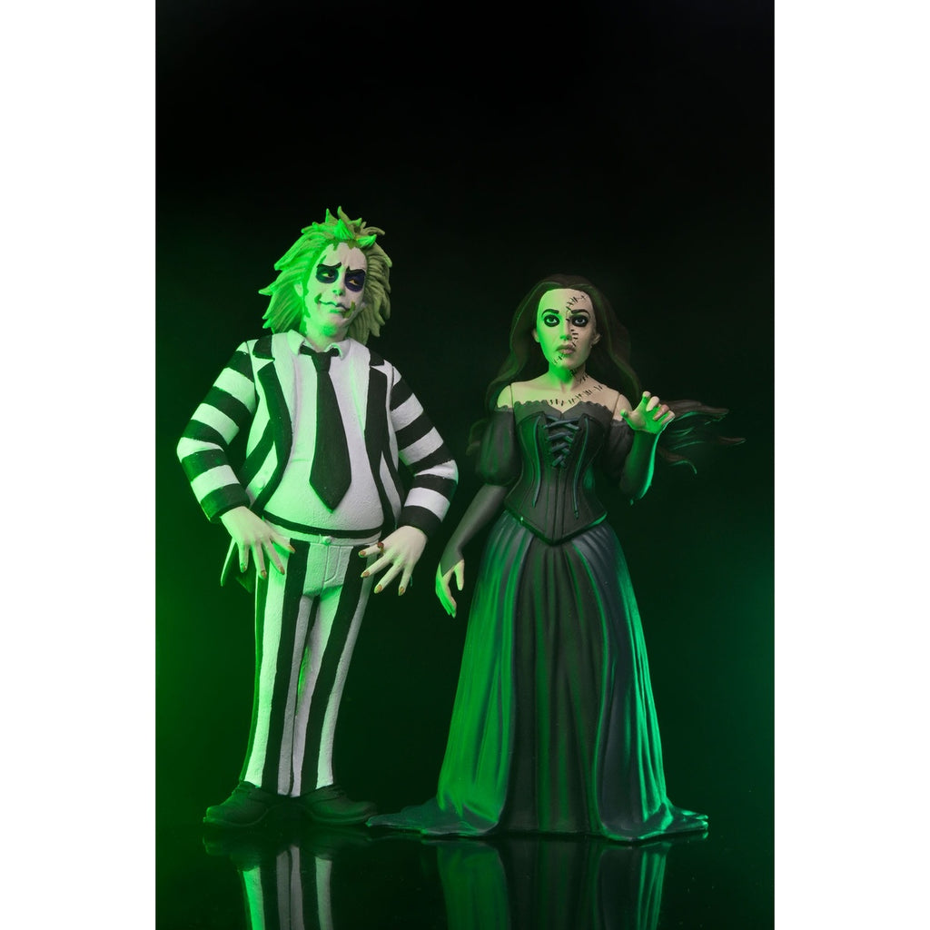 Produktbild Beetlejuice Beetlejuice Toony Terrors actionfigurer 2-pack Beetlejuice & Delores 15 cm