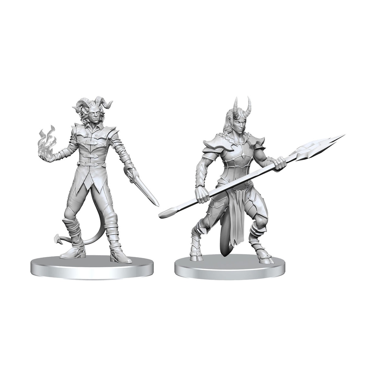 Produktbild Pathfinder Deep Cuts omålade miniatyrer Vordine (Infantry Devil) & Pitborn Rogue