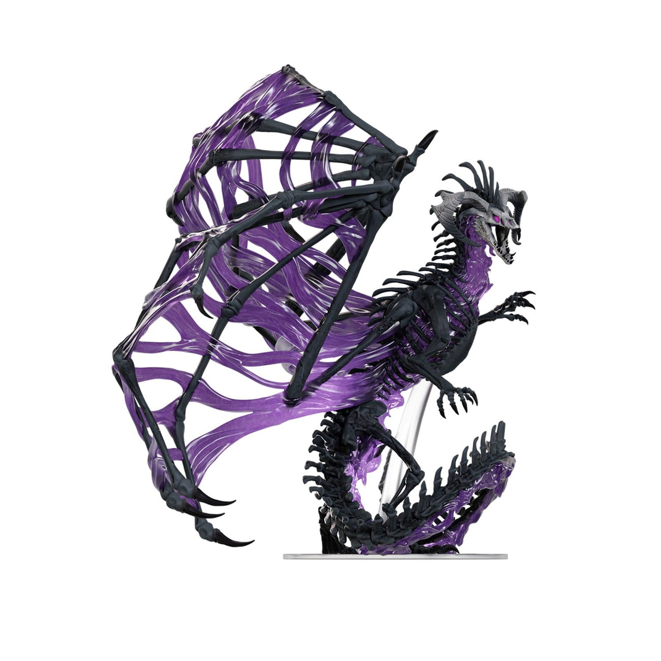 Produktbild D&D Icons of the Realms Boxed Miniatures förmålad Black Dracolich 30 cm