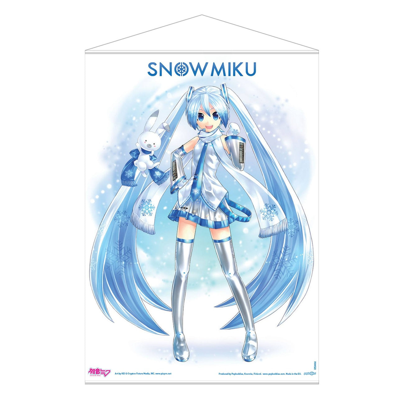 Produktbild Hatsune Miku Väggscroll Snow Miku 50 x 70 cm