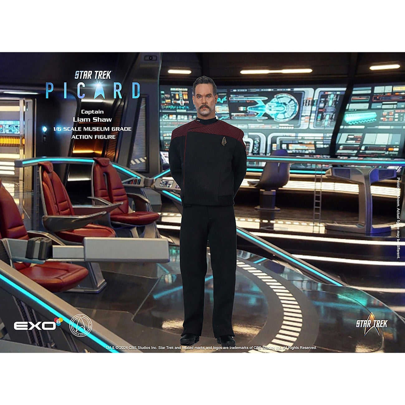 Produktbild Star Trek: Picard actionfigur 1/6 Captain Liam Shaw 30 cm