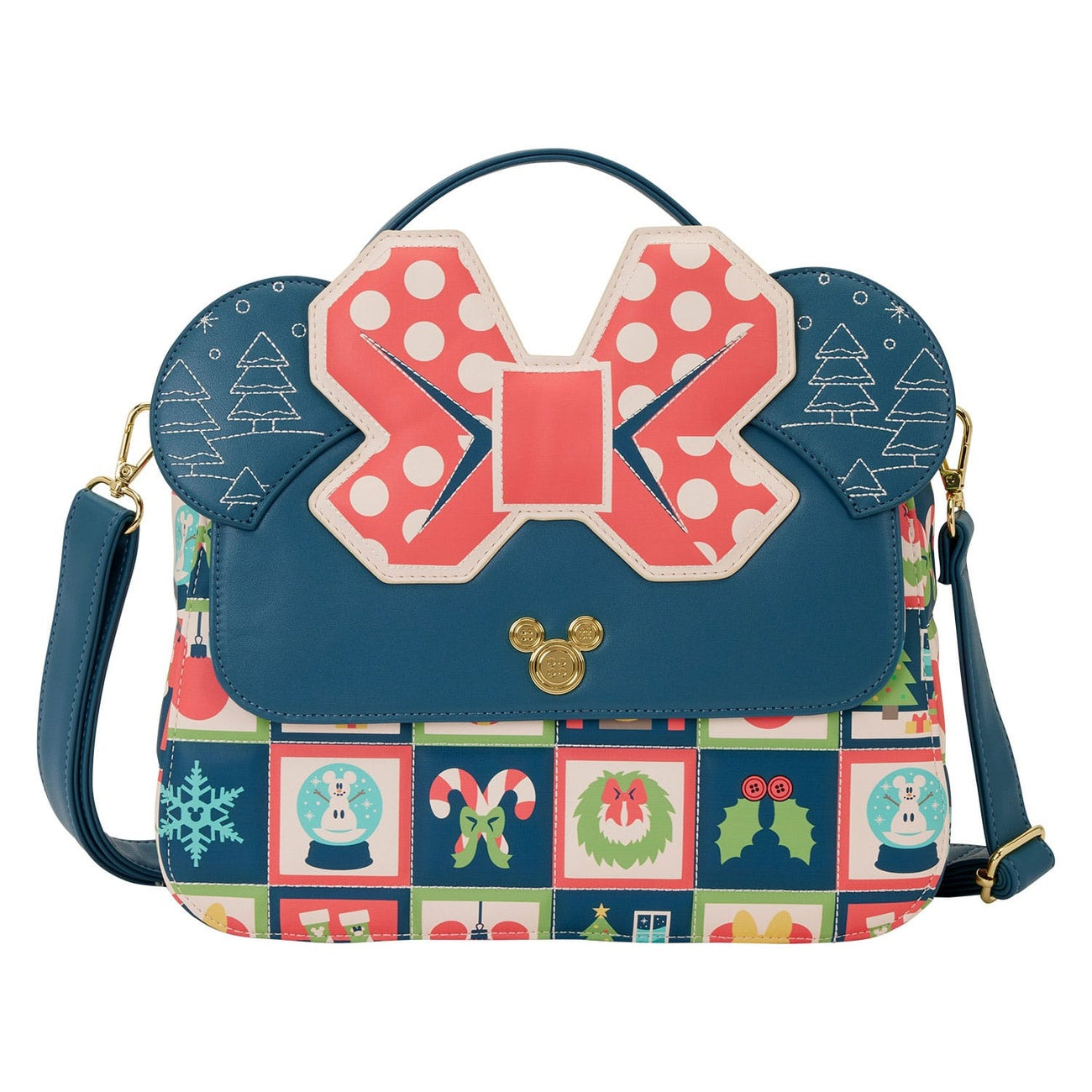 Produktbild Disney by Loungefly Axelremsväska Mickey and Minnie Holiday