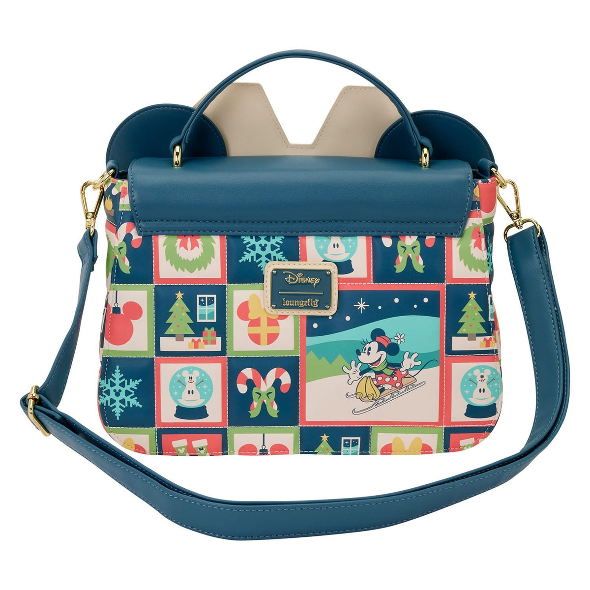 Produktbild Disney by Loungefly Axelremsväska Mickey and Minnie Holiday