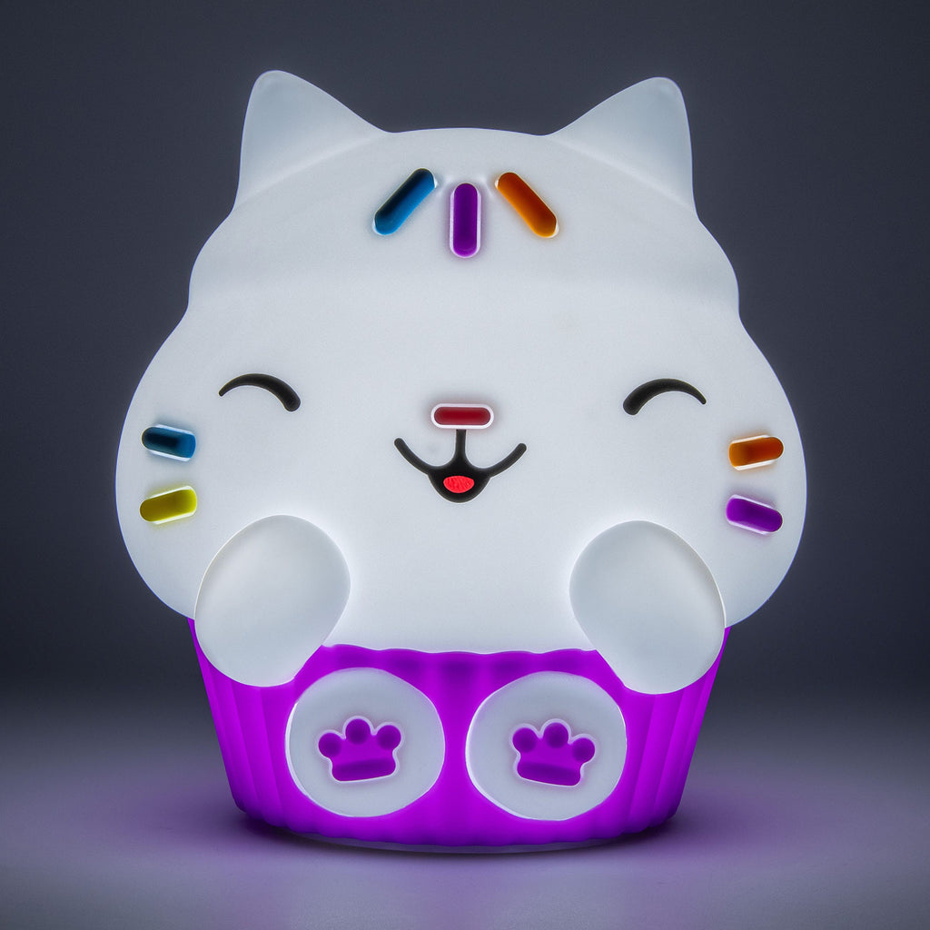 Produktbild Gabby's Dollhouse Squishy Glo silikonlampa Cakey Cat 15 cm