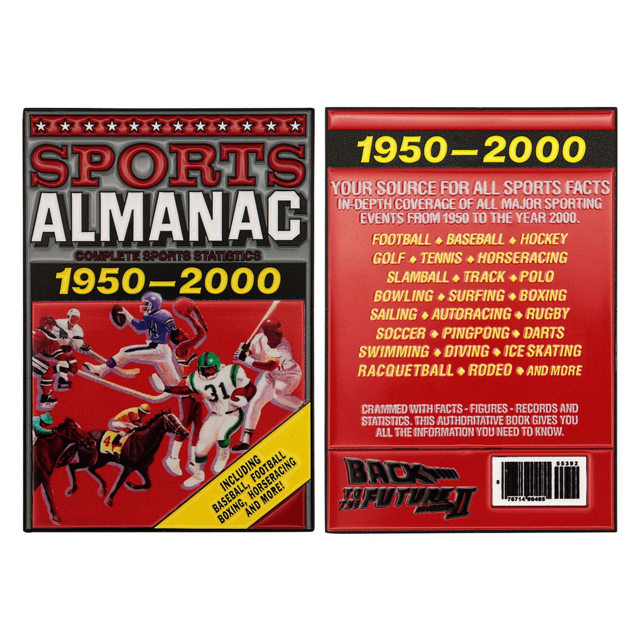 Produktbild Tillbaka till framtiden metalltacka Sports Almanac Limited Edition